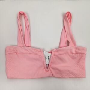 L*Space Lee Lee Bikini Top in Pink Size Small NWT